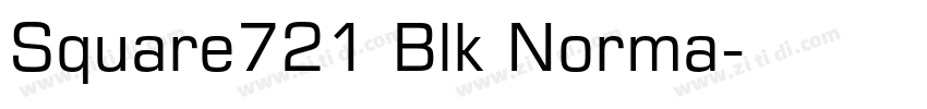 Square721 Blk Norma字体转换 Square721 Blk Norma字体转换